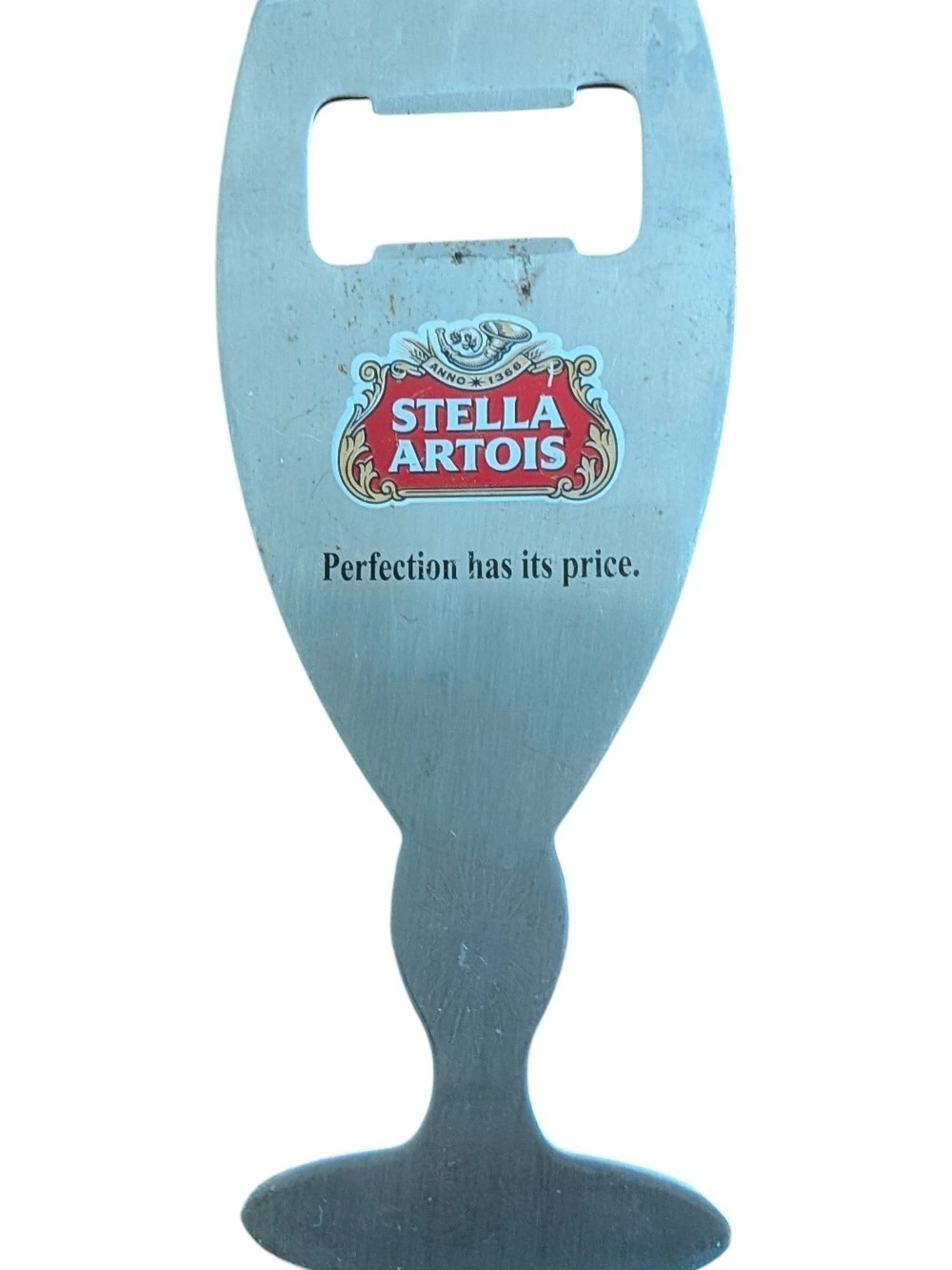 Vintage Stella Artois Chalice Metal Bottle Opener